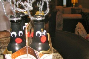 DIY 6-Pack Bottle Reindeer