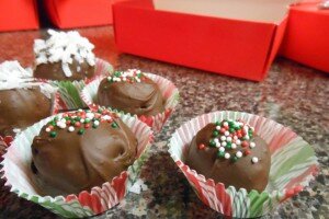 Peppermint Oreo Truffles