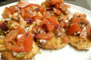 Vine Tomato Crostini