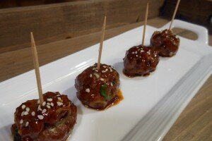 Saucy Asian Meatballs Appetizer