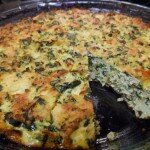 Kale, Artichoke & Ricotta Quiche