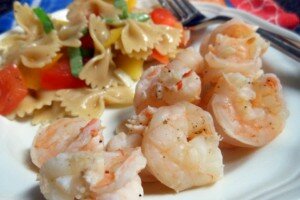 Lemonade Steamed Shrimp