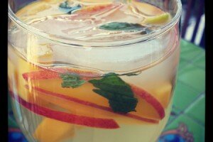 Peach, Mango & Mint Sangria