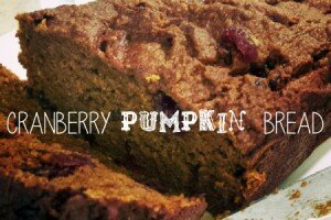 Cranberry Pumpkin Bread