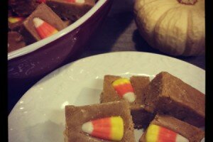 Salted Pumpkin Fudge