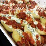 Three Cheese & Spinach Stuffed Shells