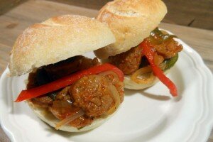 Sausage & Pepper Sliders