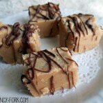 Peanut Butter Fudge with Chocolate Drizzle