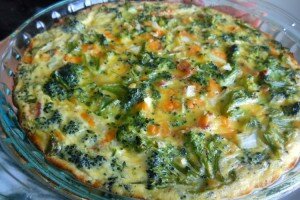 Broccoli & Cheddar Quiche