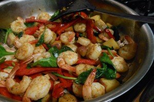 Italian Shrimp Stir Fry