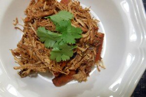 Slow Cooker Pulled Chicken Molé