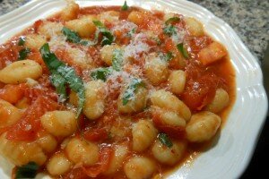 Gnocchi with Roasted Tomato Sauce