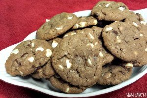 Nutella White Chocolate Chip Cookies