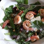 Rustic Spinach & Shrimp Salad