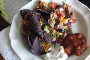 Loaded BBQ Chicken Nachos