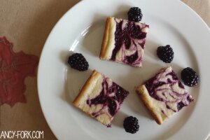 Blackberry Cheesecake Squares