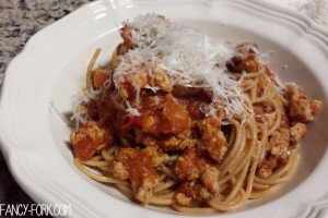 Turkey Bolognese