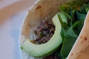 Slow Cooker Beef Tacos with Salsa Verde