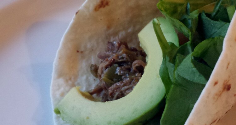 Slow Cooker Beef Tacos with Salsa Verde